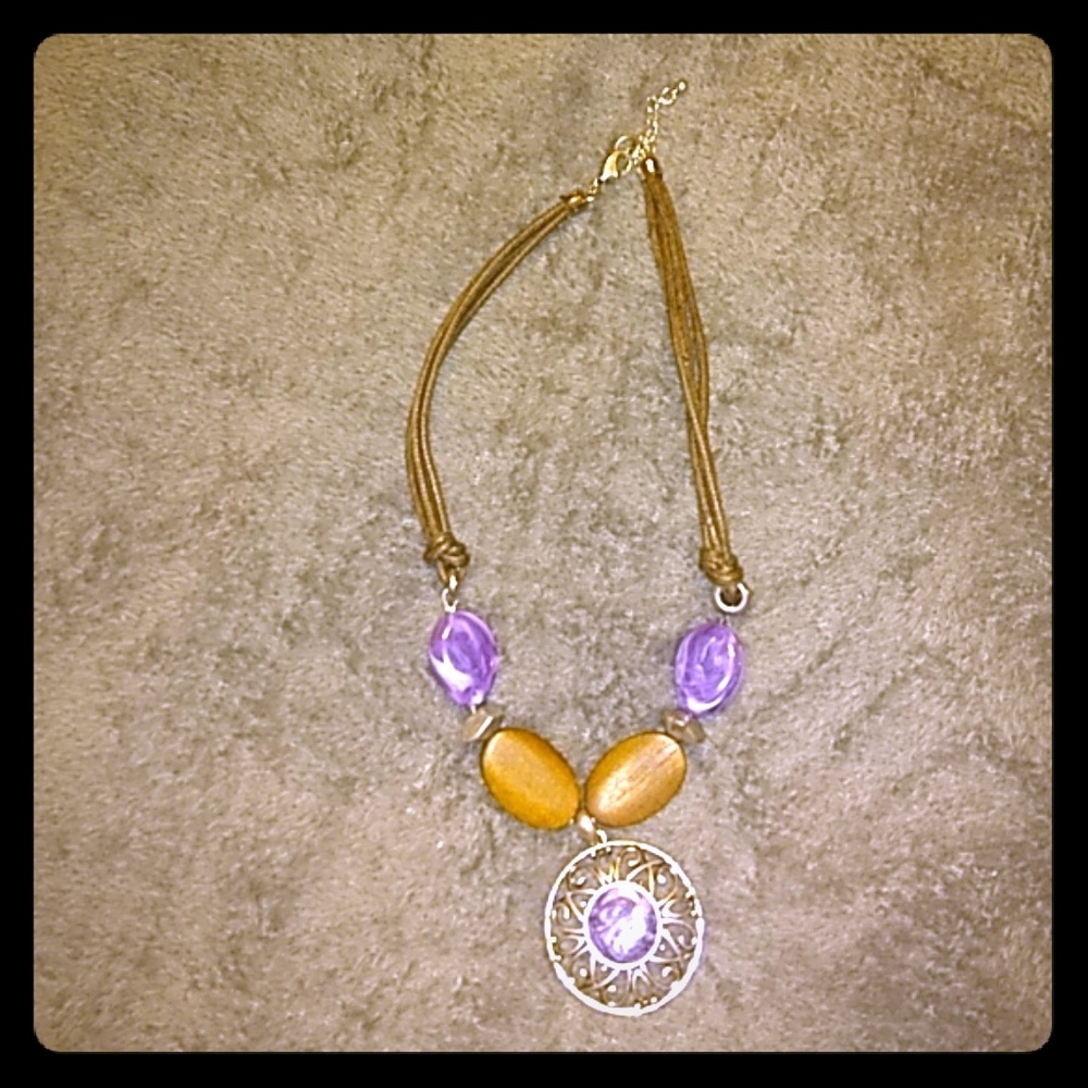 ✨Purple Stone Necklace✨